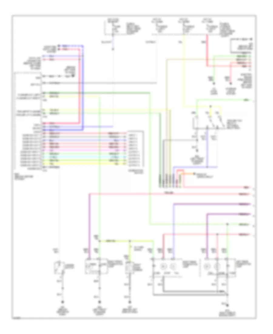 Exterior Lamps  Trailer connector Wiring Diagram (1 of 2) for Nissan Titan LE 2006