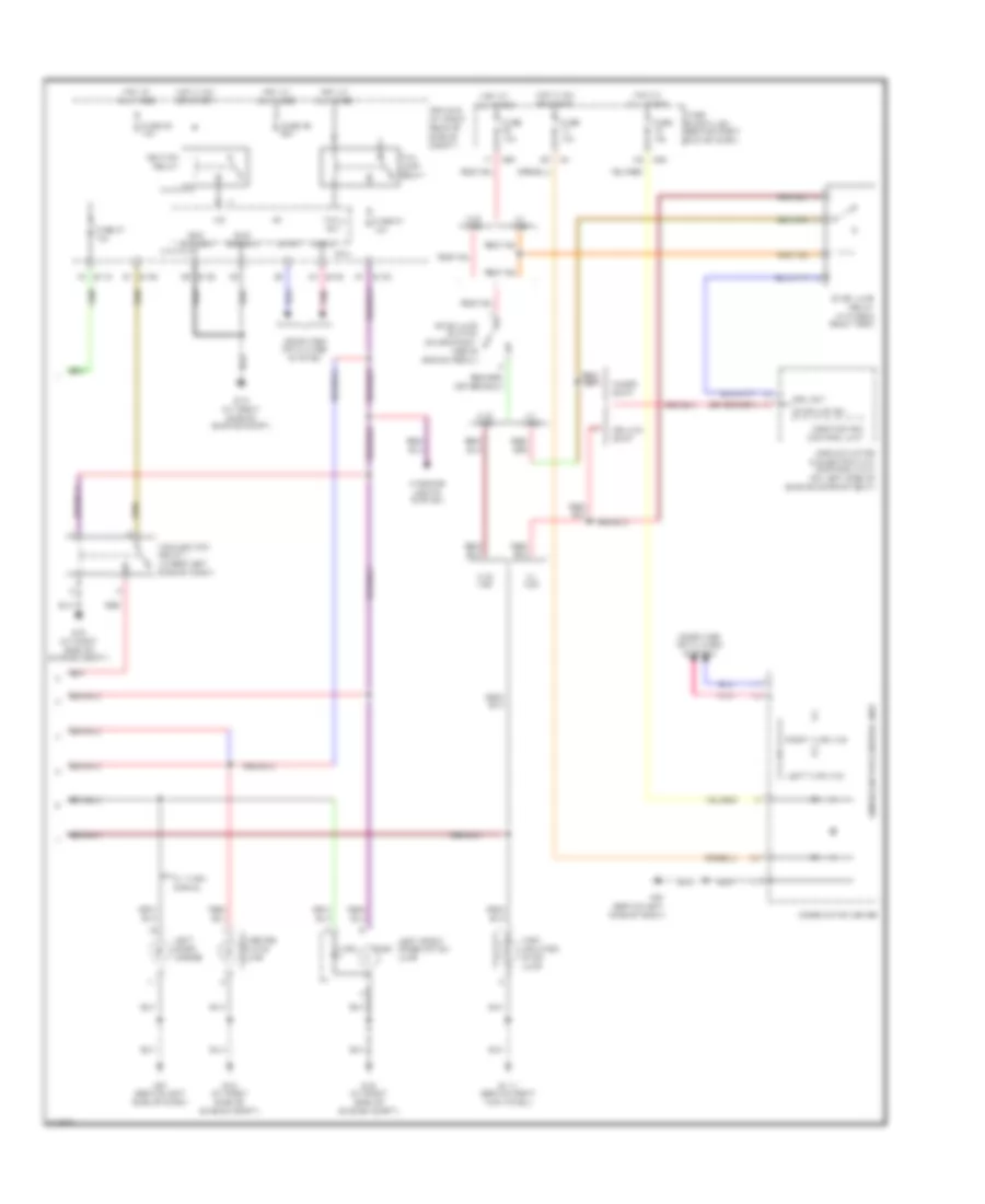 Exterior Lamps  Trailer connector Wiring Diagram 2 of 2 for Nissan Titan LE 2006
