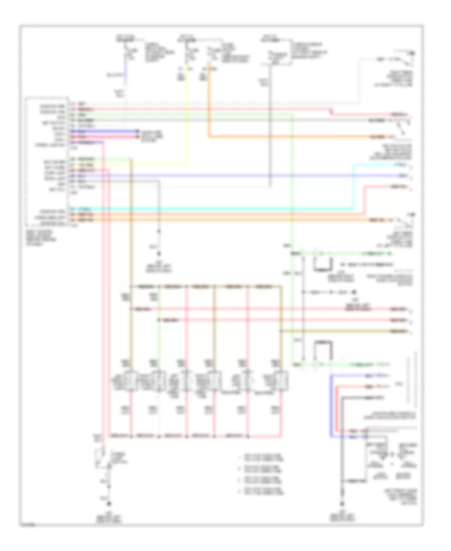 Courtesy Lamps Wiring Diagram 1 of 2 for Nissan Titan LE 2006