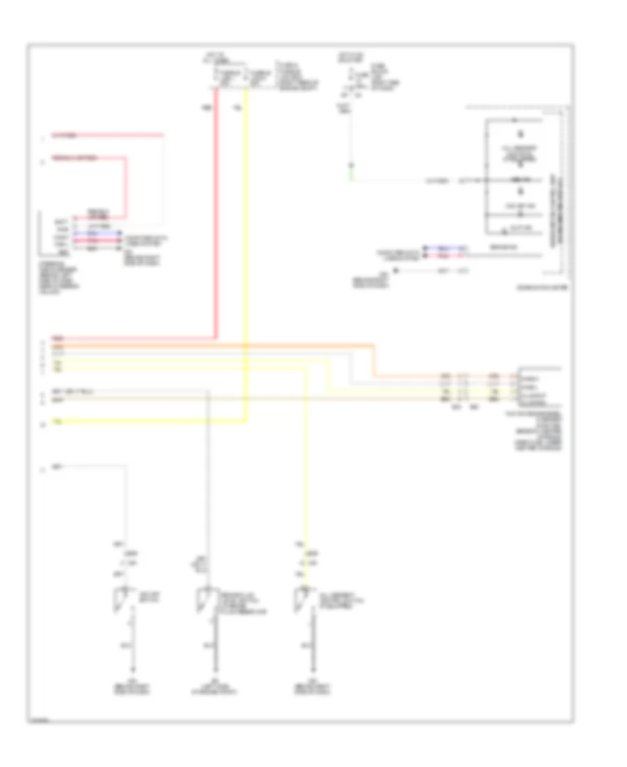 Anti-lock Brakes Wiring Diagram, with VDC (2 of 2) for Nissan Frontier SV 2011