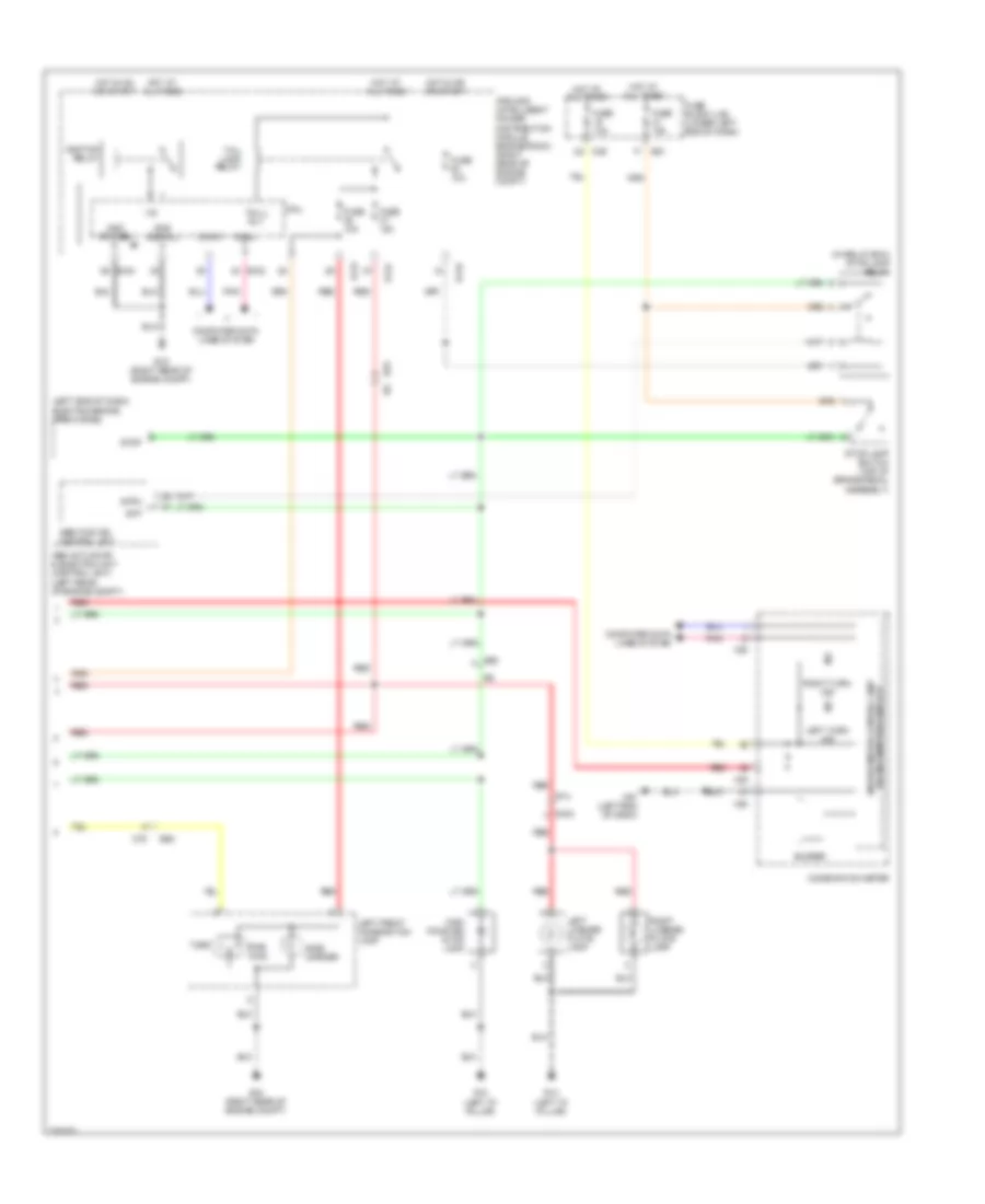 Exterior Lamps Wiring Diagram 2 of 2 for Nissan NVHD SV 2012 2500