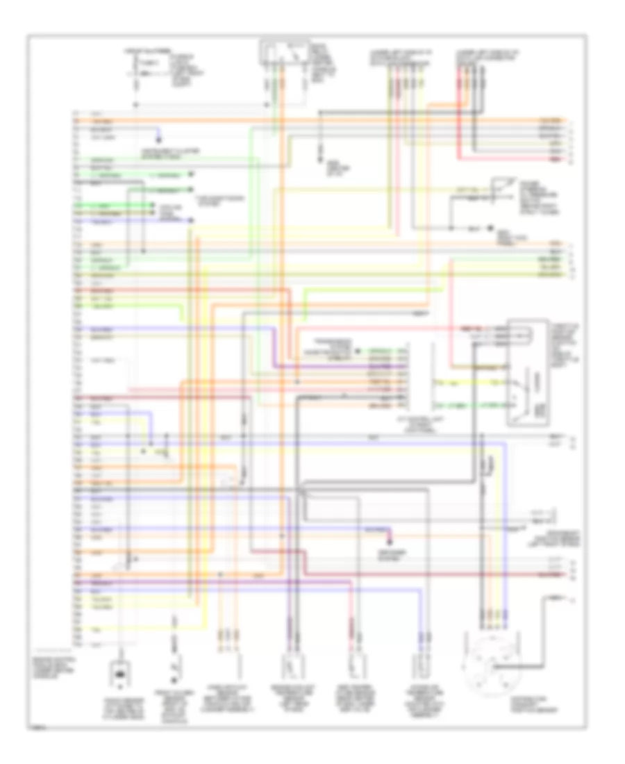 2 4L Engine Performance Wiring Diagrams 1 of 2 for Nissan Altima SE 1995