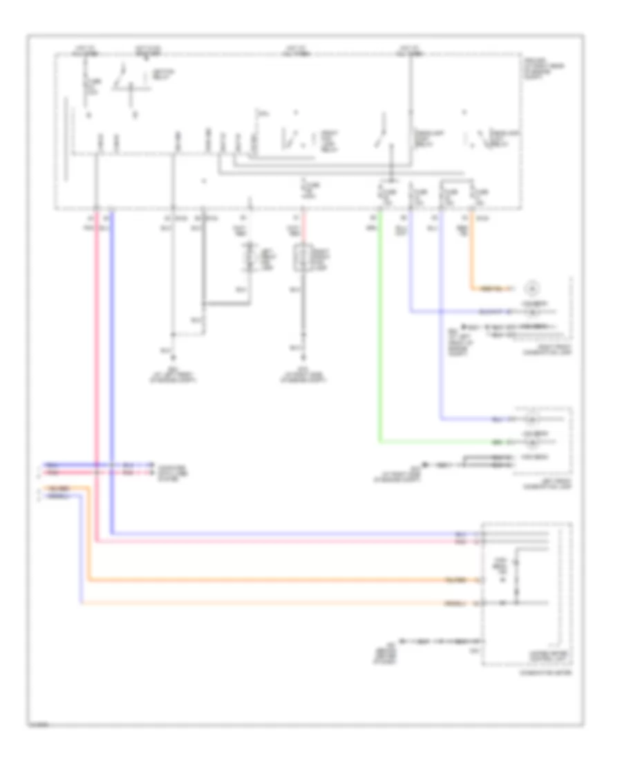 Autolamps Wiring Diagram, without DRL (2 of 2) for Nissan Titan SE 2006