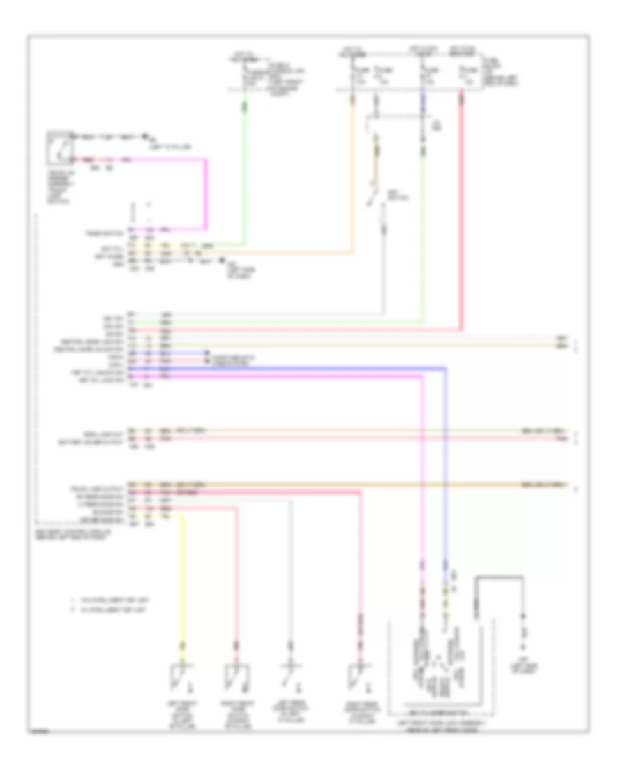 Courtesy Lamps Wiring Diagram 1 of 2 for Nissan Sentra FE S 2013