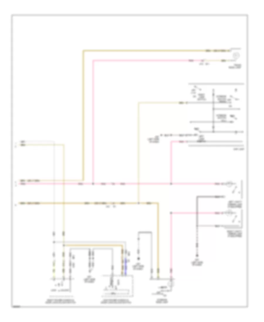 Courtesy Lamps Wiring Diagram 2 of 2 for Nissan Sentra FE S 2013