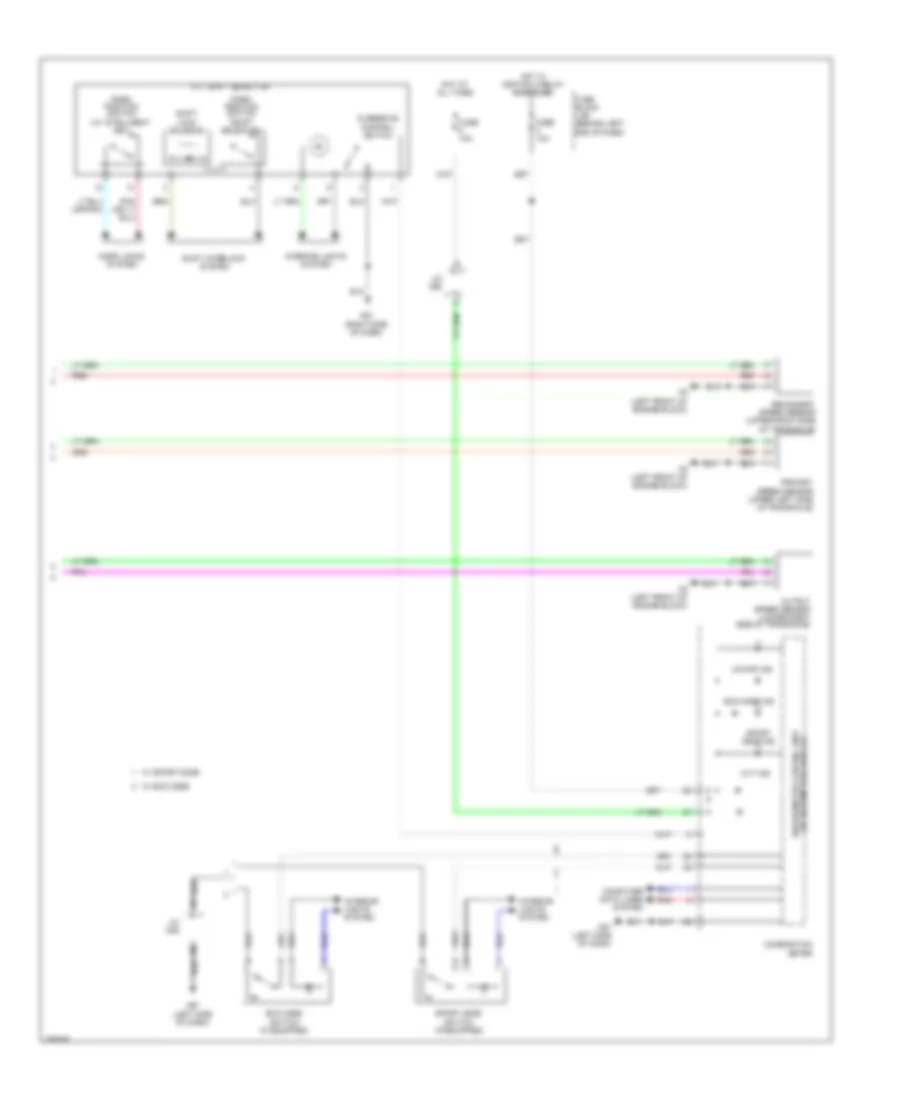 Transmission Wiring Diagram 2 of 2 for Nissan Sentra FE S 2013