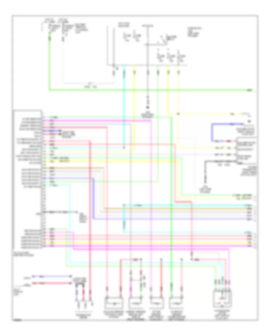 Automatic A C Wiring Diagram 1 of 2 for Nissan Juke SV 2014