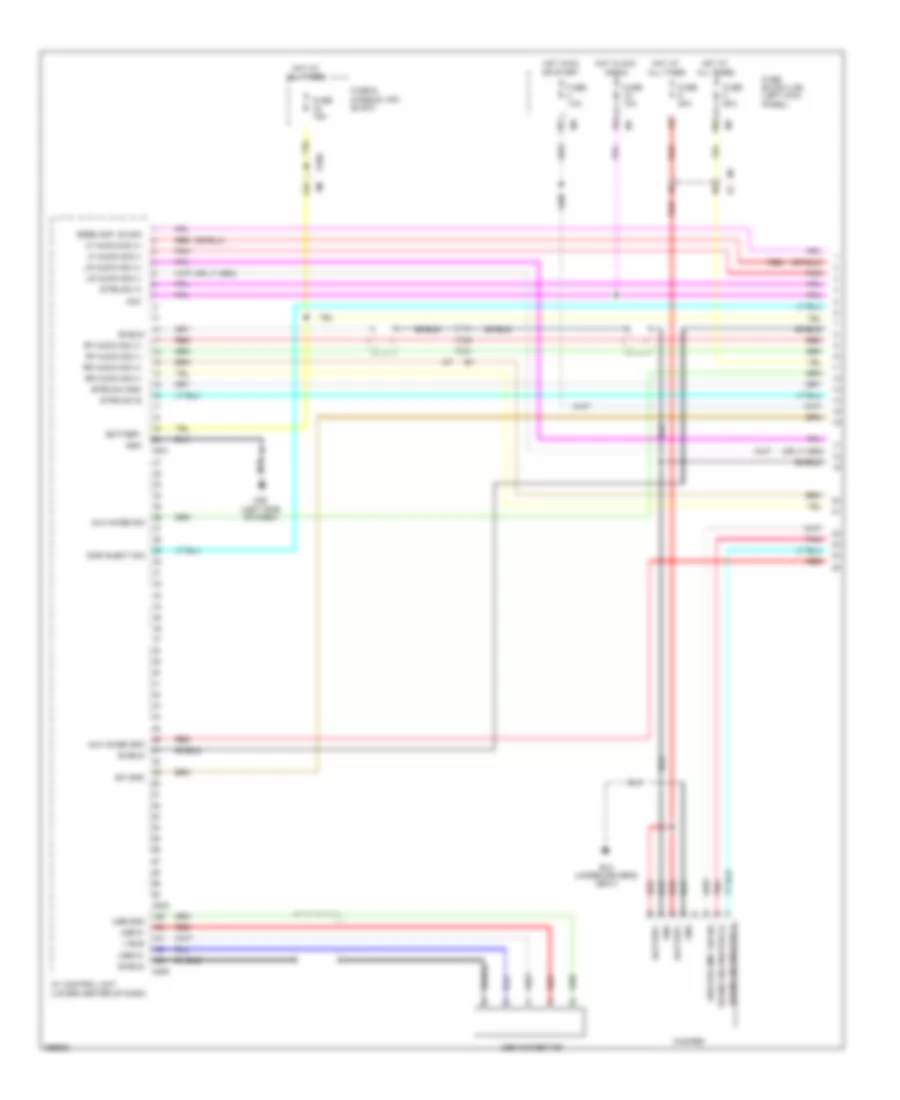 Navigation Wiring Diagram, Bose (1 of 3) for Nissan GT-R Premium 2011