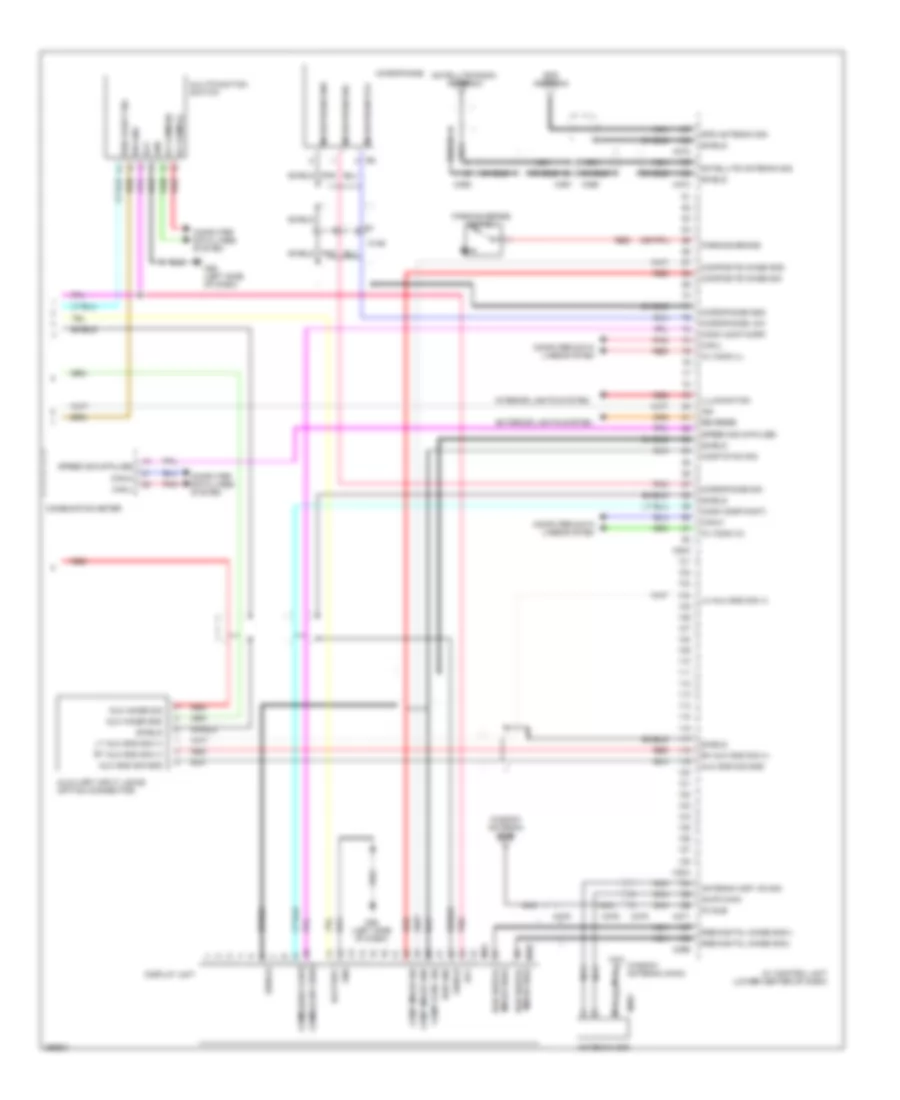 Navigation Wiring Diagram, Bose (3 of 3) for Nissan GT-R Premium 2011
