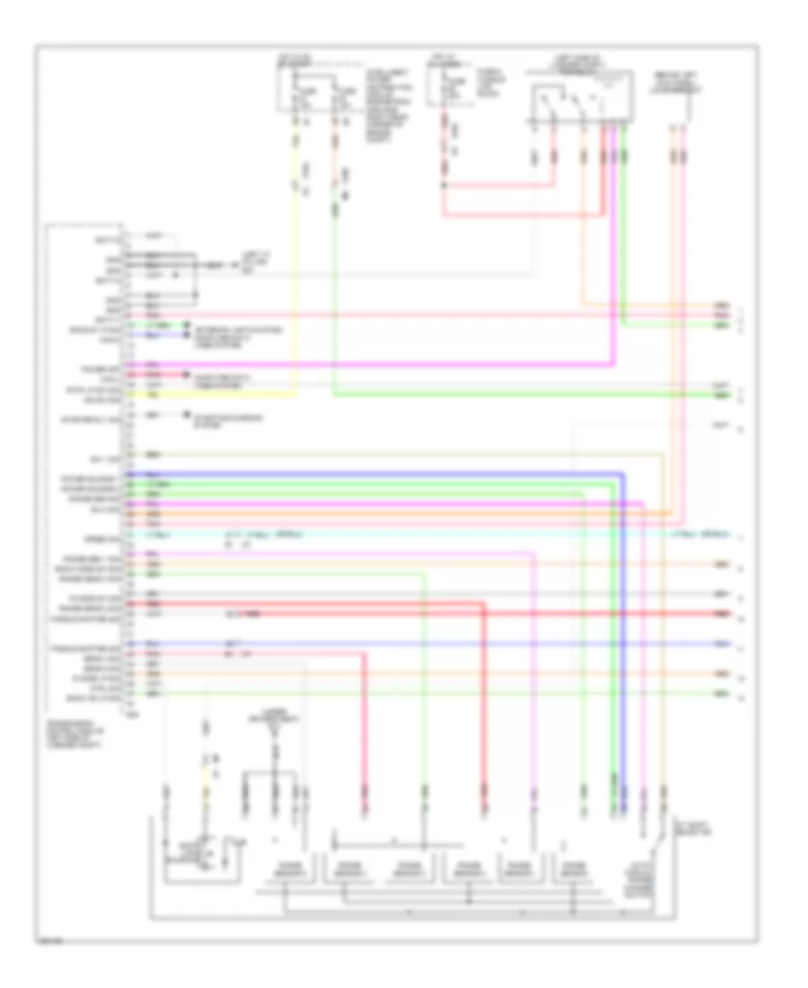 A T Wiring Diagram 1 of 3 for Nissan GT R Premium 2011