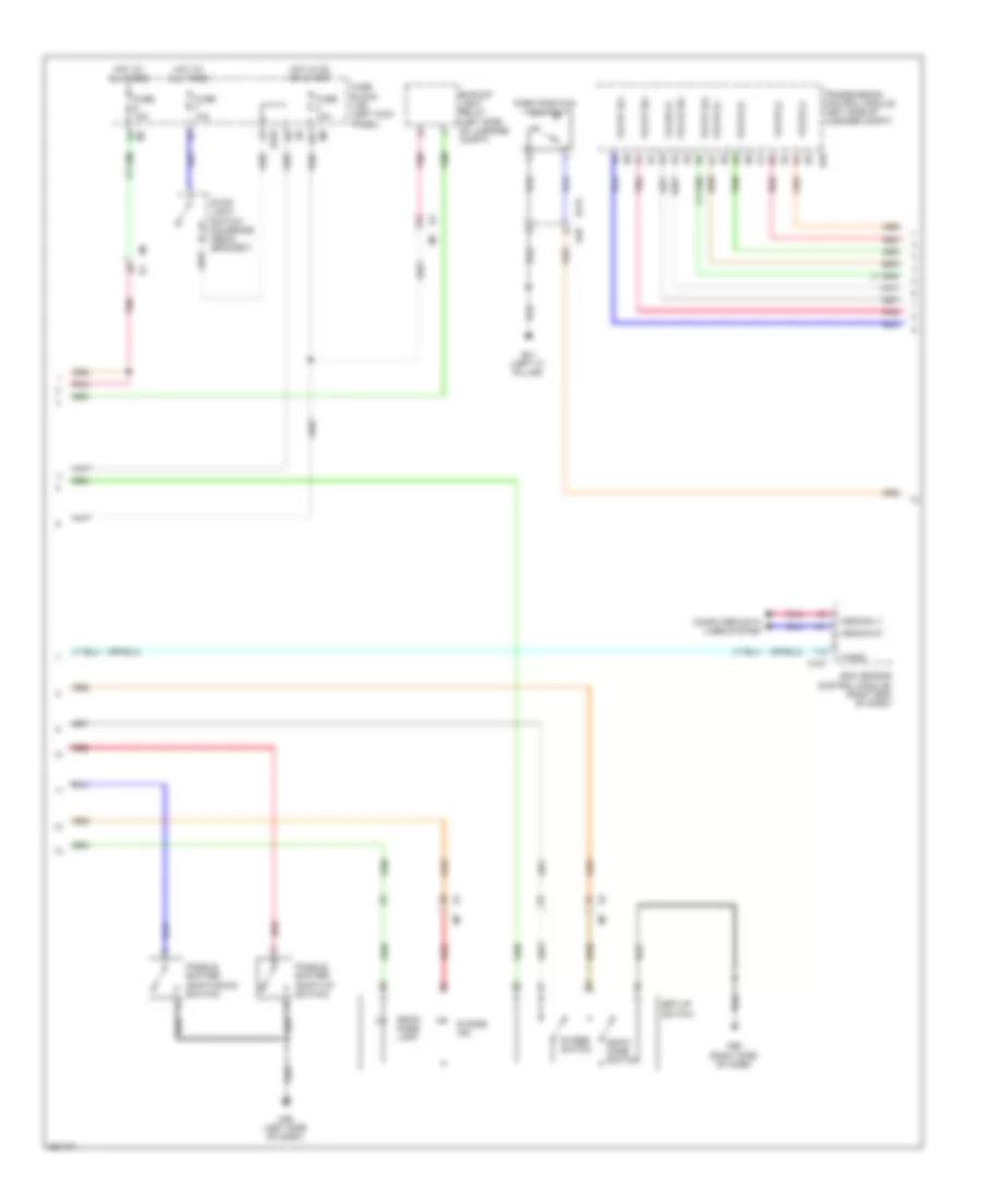 A T Wiring Diagram 2 of 3 for Nissan GT R Premium 2011
