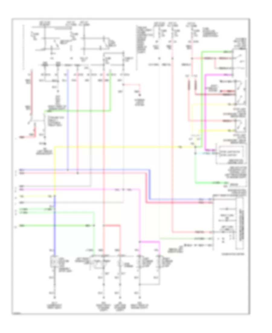 Exterior Lamps Wiring Diagram (2 of 2) for Nissan Frontier LE 2009