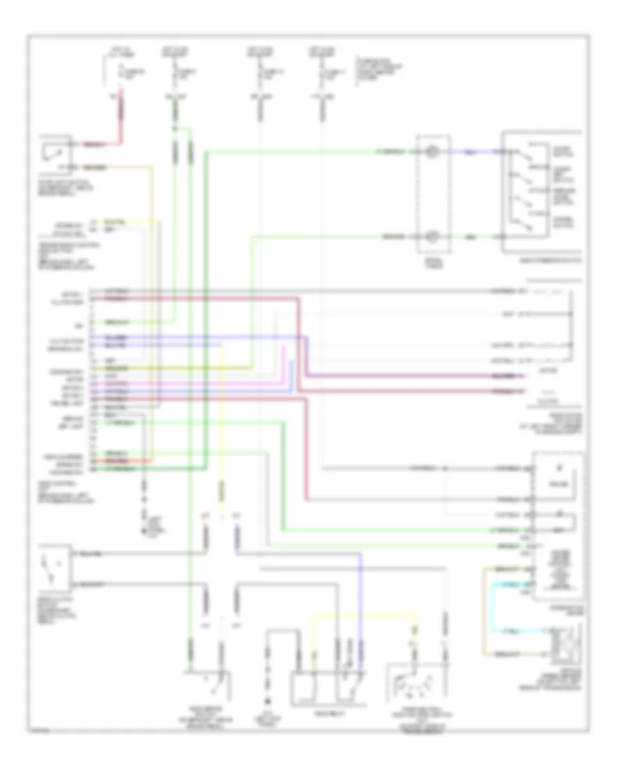 Cruise Control Wiring Diagram for Nissan Xterra SE S C 2003
