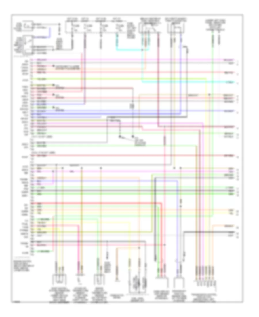 3.3L, Engine Performance Wiring Diagram (1 of 3) for Nissan Xterra SE SC 2003