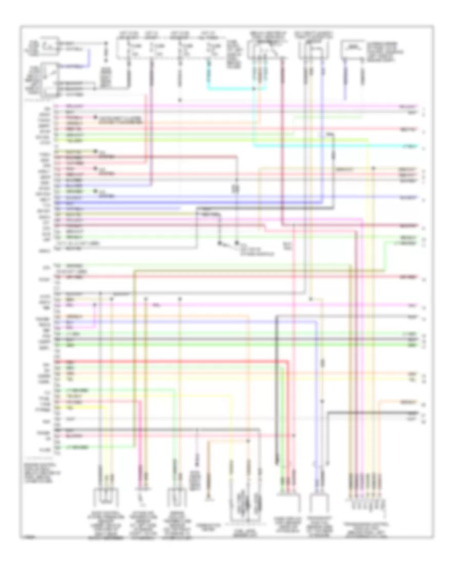 3 3L SC Engine Performance Wiring Diagram 1 of 3 for Nissan Xterra SE S C 2003