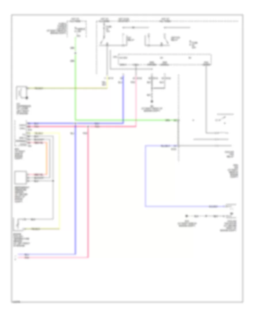 Automatic AC Wiring Diagram, with Navigation (3 of 3) for Nissan Titan XE 2006