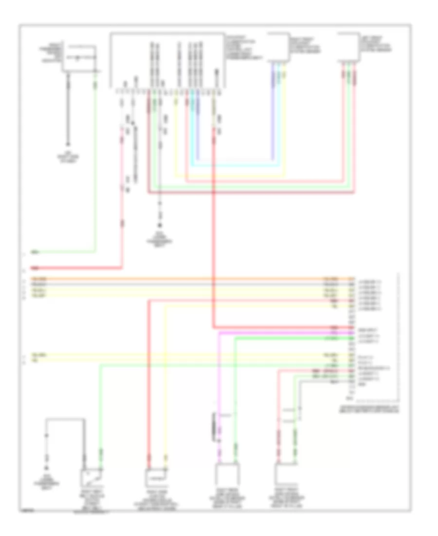 Supplemental Restraints Wiring Diagram (3 of 3) for Nissan Sentra FE+SV 2013