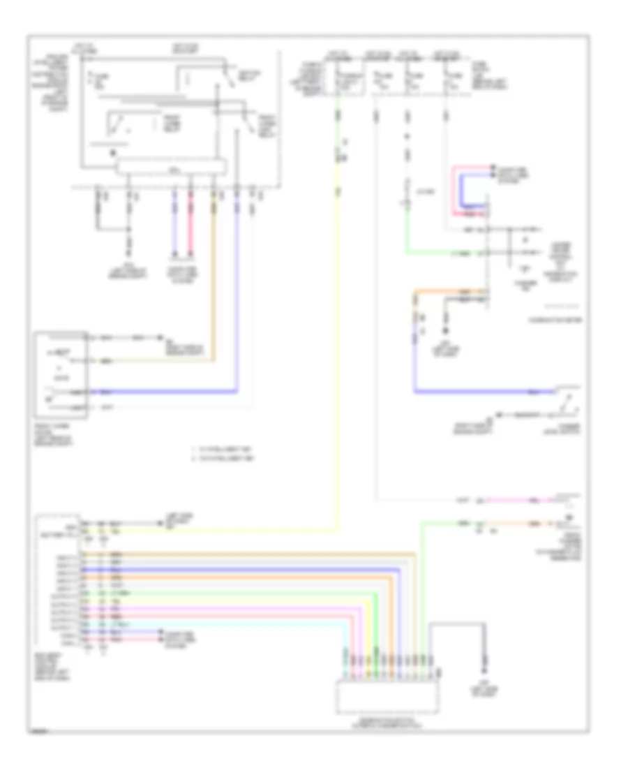 WiperWasher Wiring Diagram for Nissan Sentra FE+SV 2013