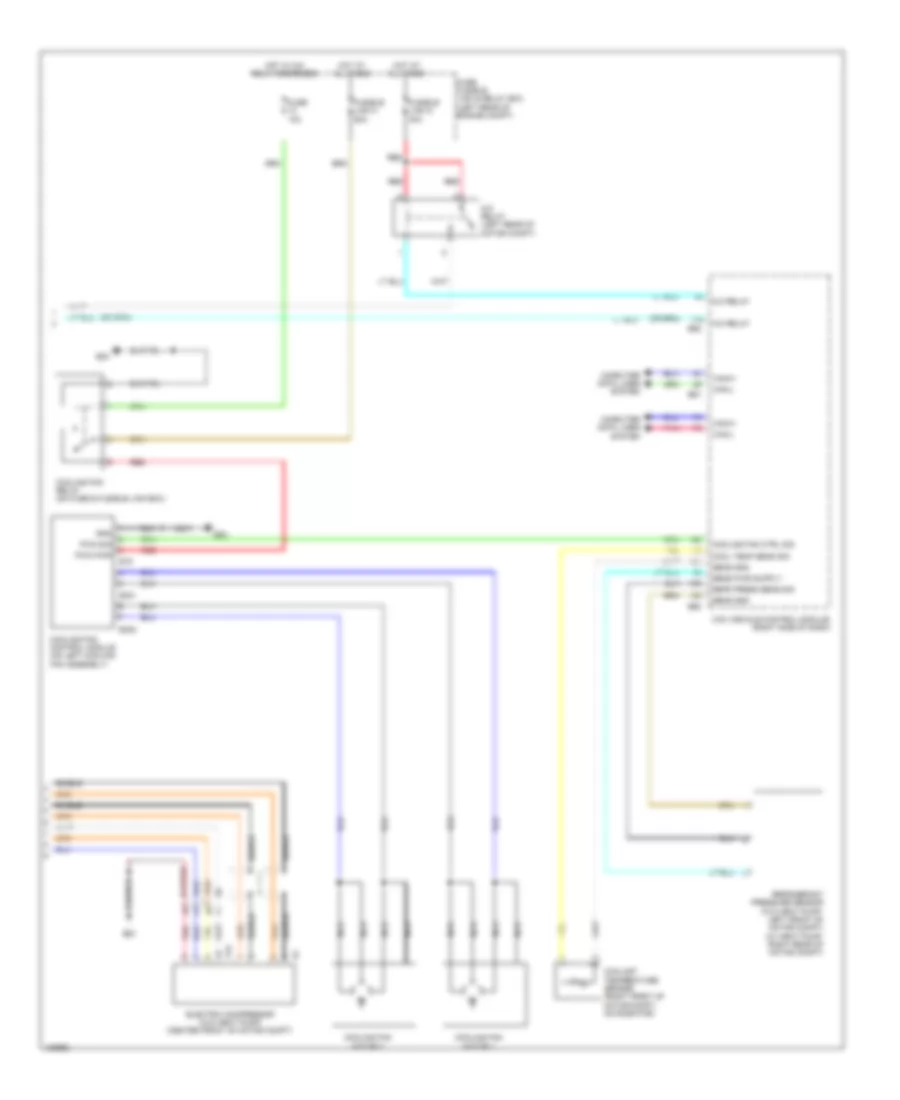 Automatic AC Wiring Diagram (3 of 3) for Nissan Leaf S 2014
