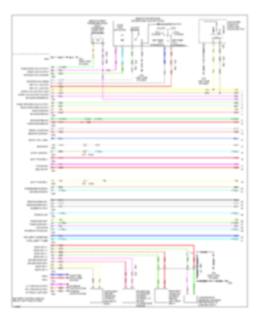 Forced Entry Wiring Diagram 1 of 4 for Nissan Leaf S 2014