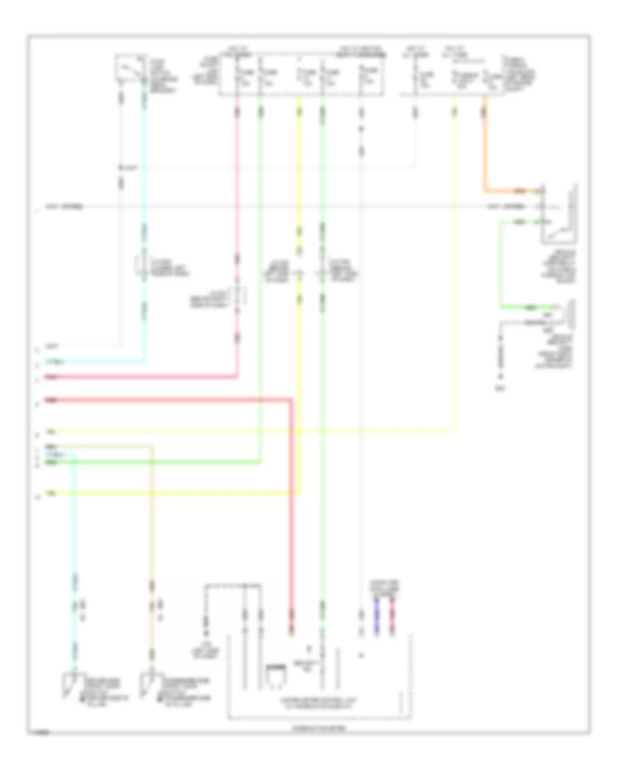 Forced Entry Wiring Diagram (4 of 4) for Nissan Leaf S 2014