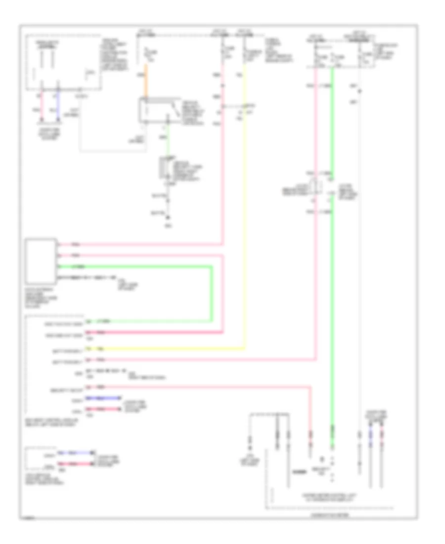 Immobilizer Wiring Diagram for Nissan Leaf S 2014
