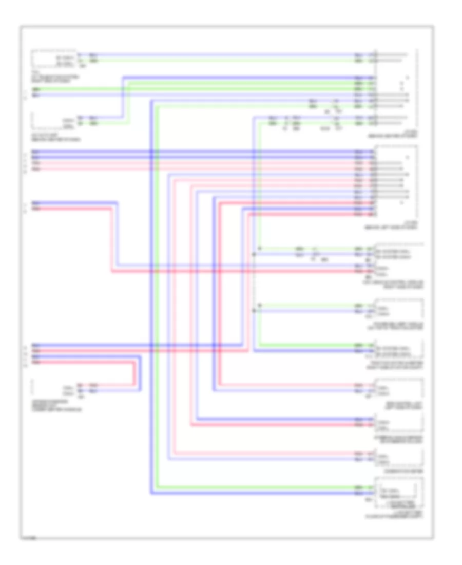 Computer Data Lines Wiring Diagram (2 of 2) for Nissan Leaf S 2014
