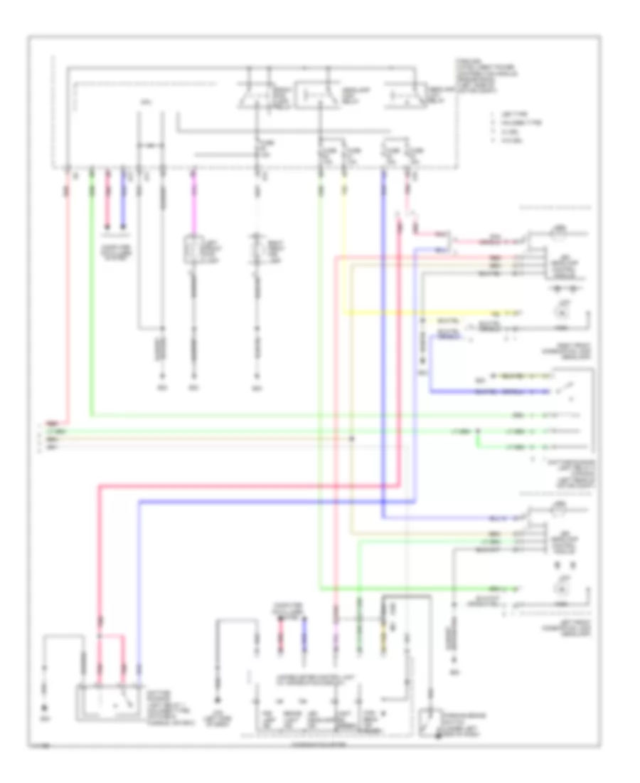 Headlights Wiring Diagram 2 of 2 for Nissan Leaf S 2014