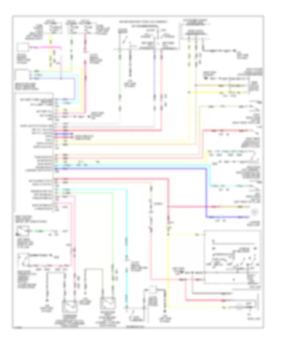 Courtesy Lamps Wiring Diagram for Nissan Leaf S 2014