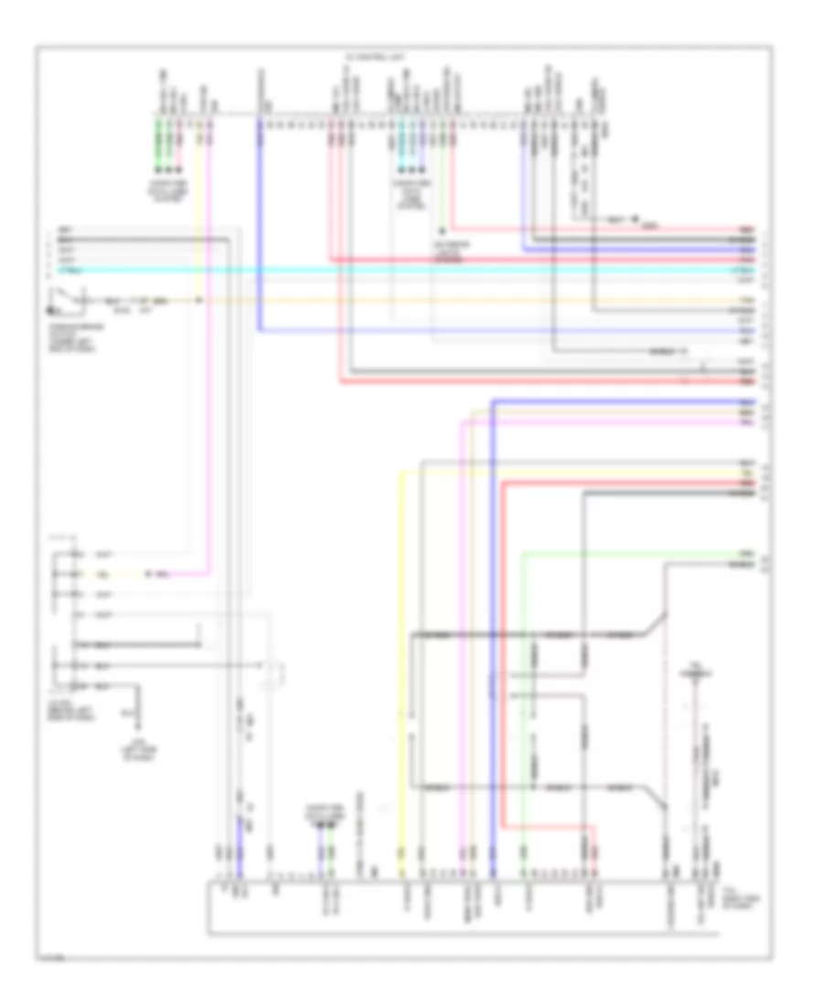 Bose Radio Wiring Diagram (3 of 5) for Nissan Leaf S 2014