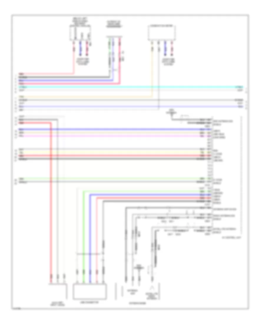 Bose Radio Wiring Diagram (4 of 5) for Nissan Leaf S 2014