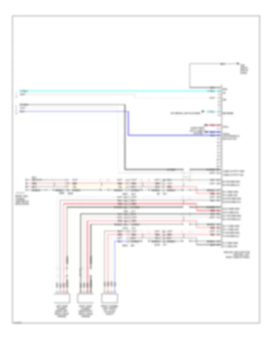 Bose Radio Wiring Diagram (5 of 5) for Nissan Leaf S 2014