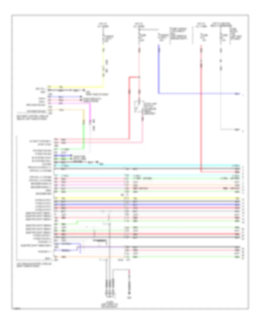 Transmission Wiring Diagram 1 of 2 for Nissan Leaf S 2014