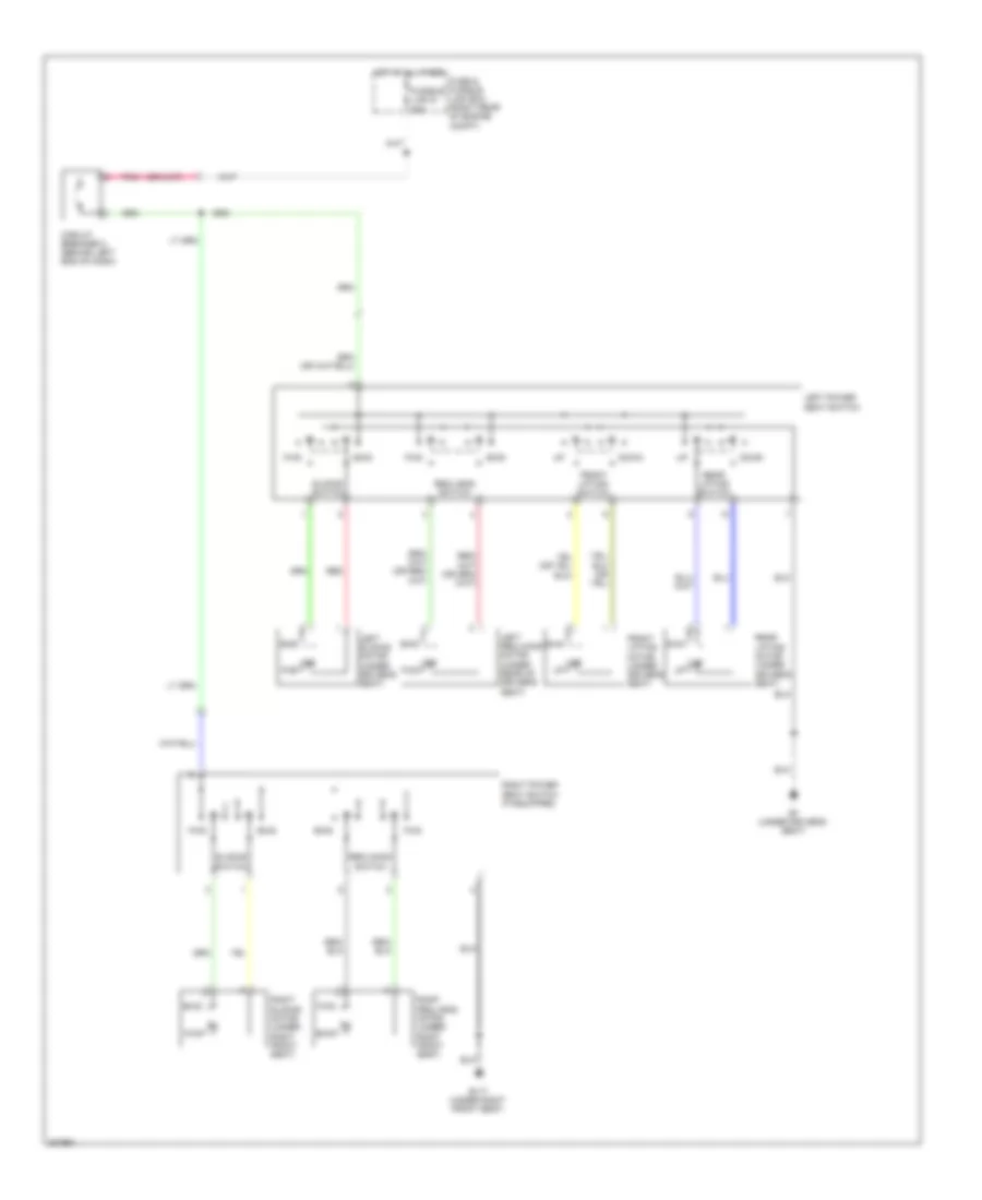 Power Seat Wiring Diagram for Nissan Frontier PRO-4X 2009
