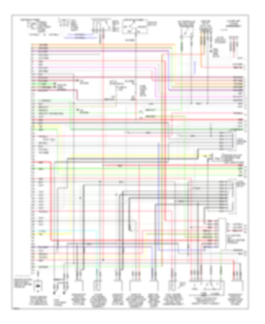 3 0L Engine Performance Wiring Diagrams 1 of 2 for Nissan Maxima GLE 1995