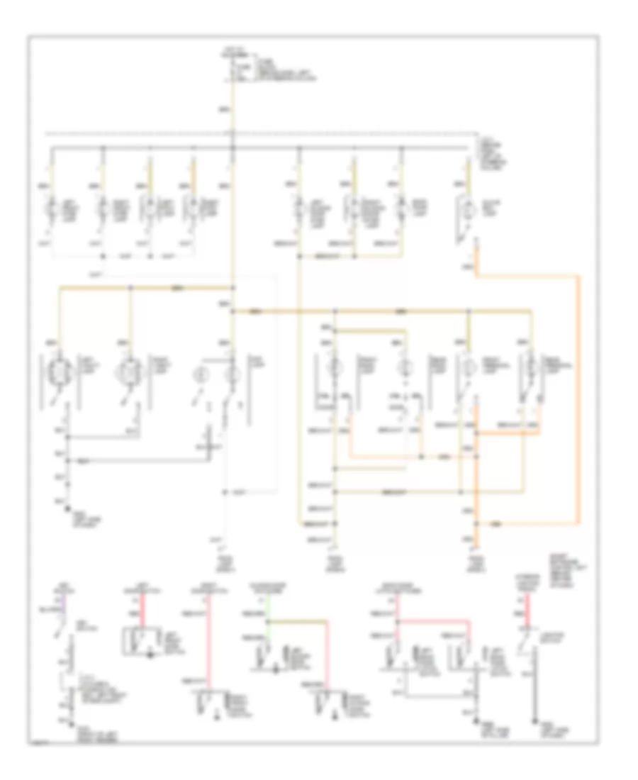 Courtesy Lamps Wiring Diagram for Nissan Quest GLE 1999