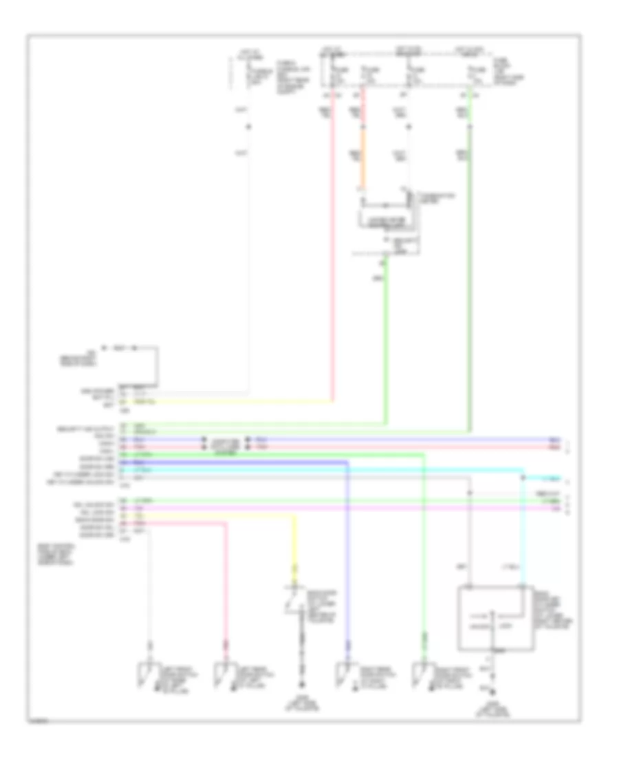 Forced Entry Wiring Diagram 1 of 2 for Nissan Xterra Off Road 2006