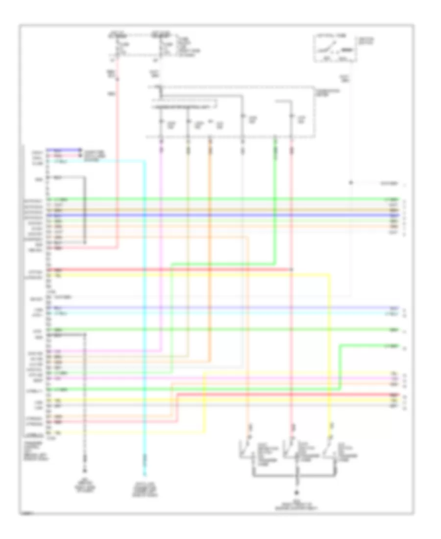 4WD Wiring Diagram A T 1 of 2 for Nissan Xterra Off Road 2006
