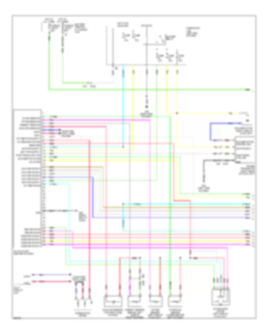 Automatic A C Wiring Diagram 1 of 2 for Nissan Juke SL 2011