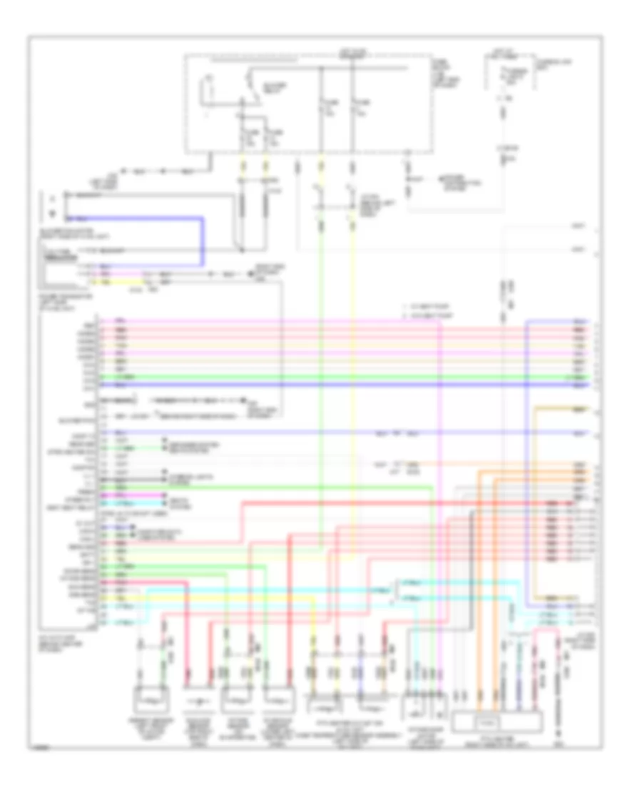 Automatic A C Wiring Diagram 1 of 3 for Nissan Leaf SL 2014