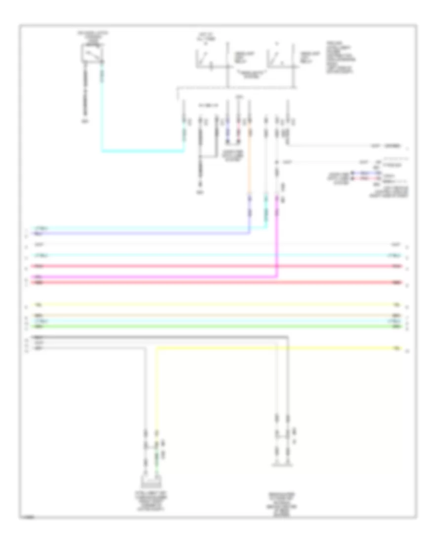 Forced Entry Wiring Diagram (3 of 4) for Nissan Leaf SL 2014