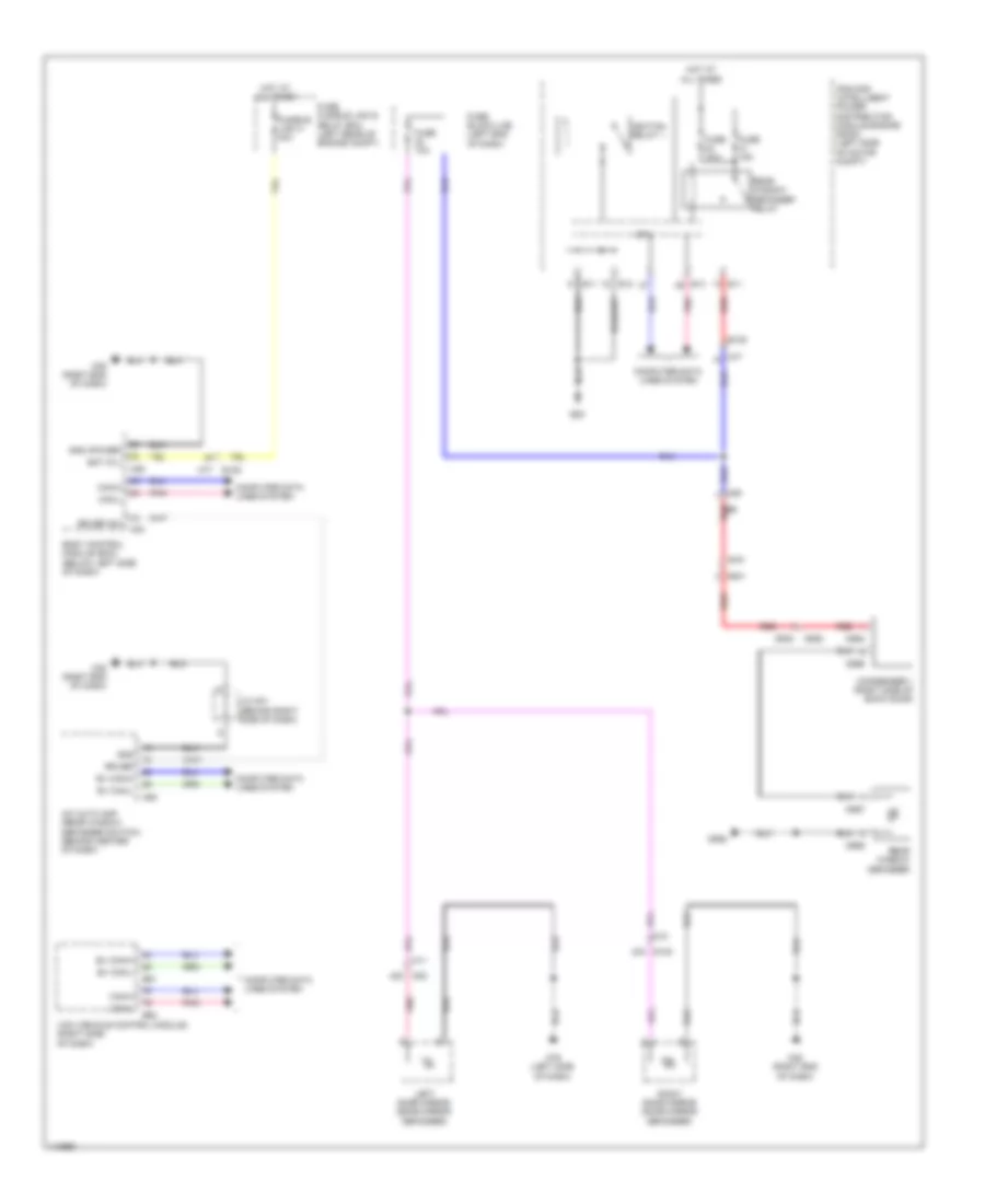 Defoggers Wiring Diagram for Nissan Leaf SL 2014