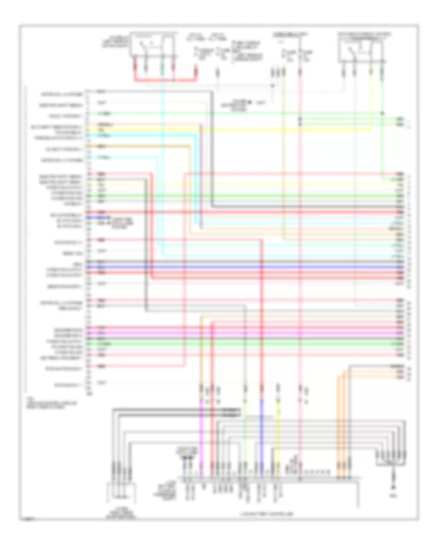 Electric Engine Controls Wiring Diagram 1 of 6 for Nissan Leaf SL 2014