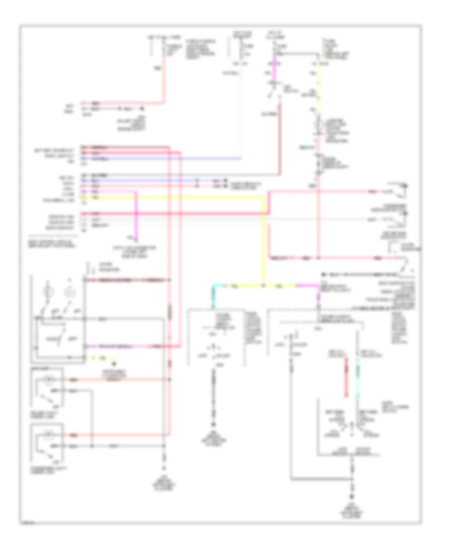 Courtesy Lamps Wiring Diagram for Nissan 350Z 2004