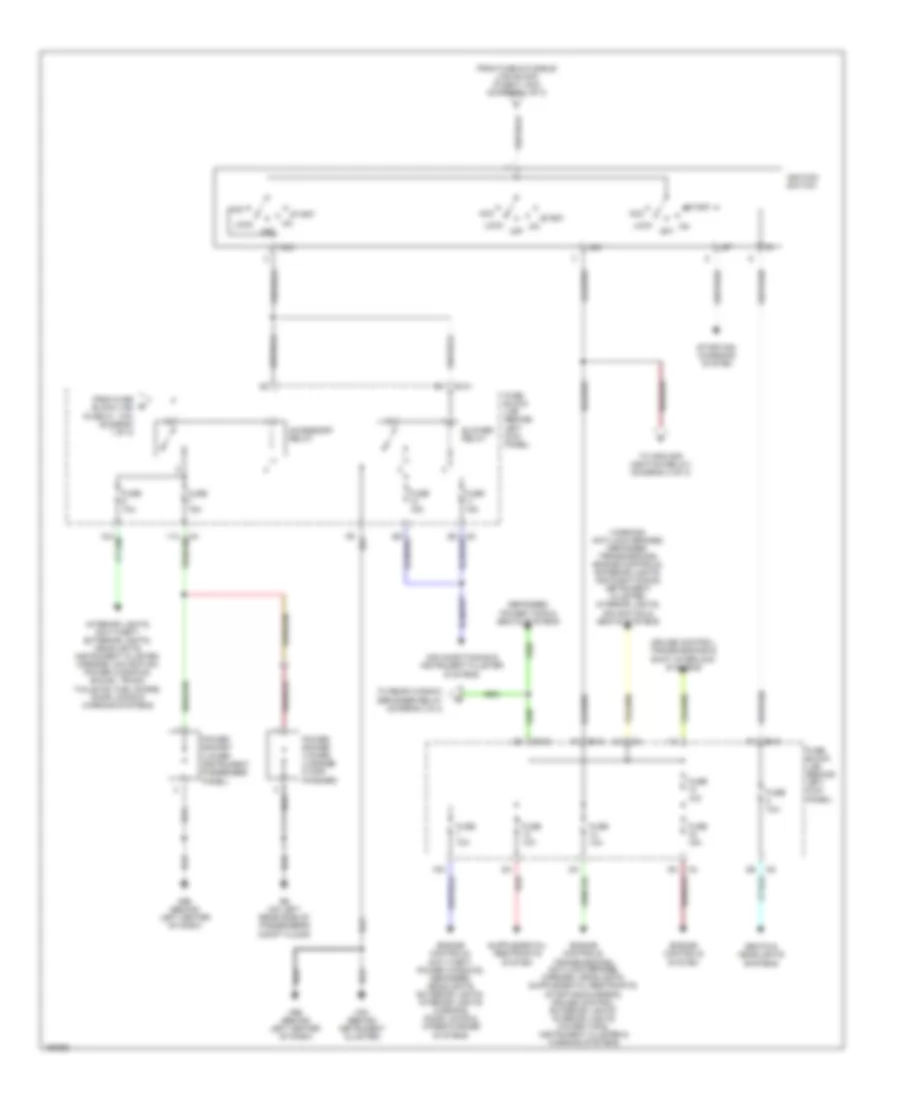 Power Distribution Wiring Diagram 2 of 3 for Nissan 350Z 2004