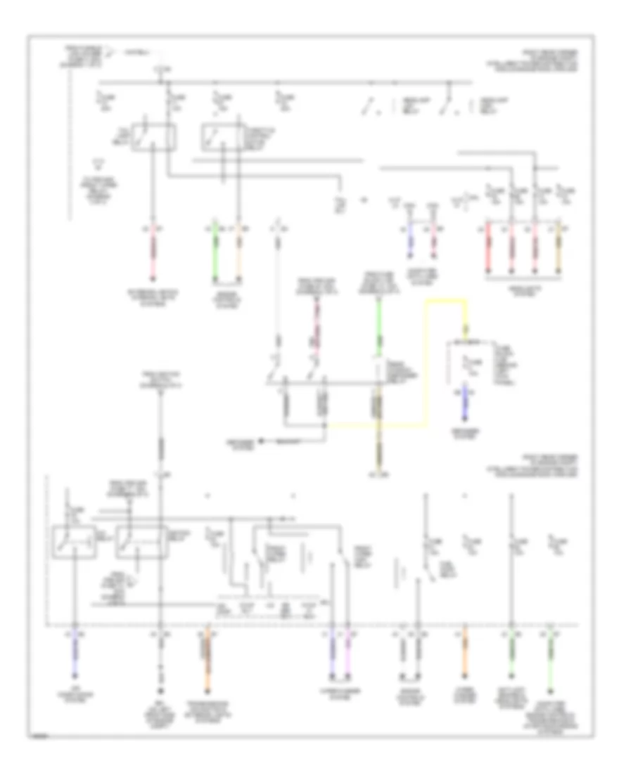 Power Distribution Wiring Diagram 3 of 3 for Nissan 350Z 2004
