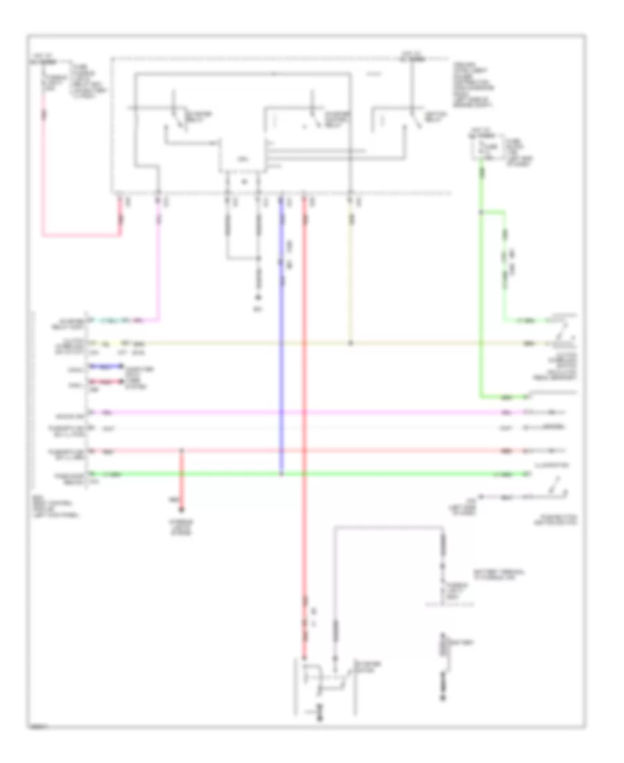 Starting Wiring Diagram, MT with Intelligent Key for Nissan Juke SV 2011