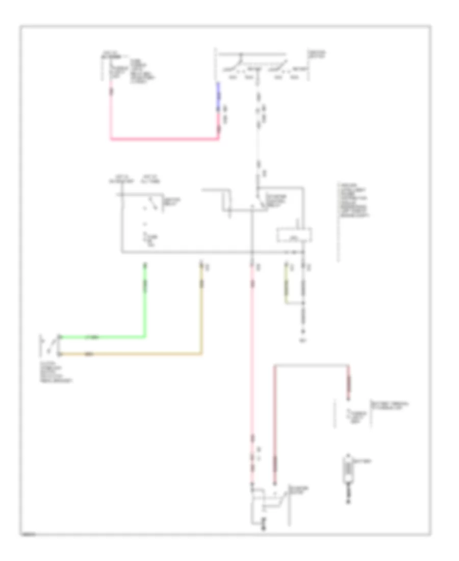 Starting Wiring Diagram, MT without Intelligent Key for Nissan Juke SV 2011