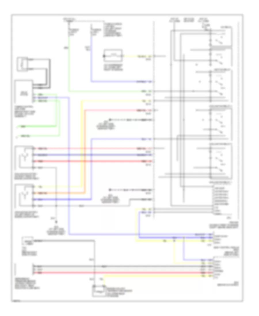 Automatic A C Wiring Diagram 2 of 2 for Nissan Altima 2004
