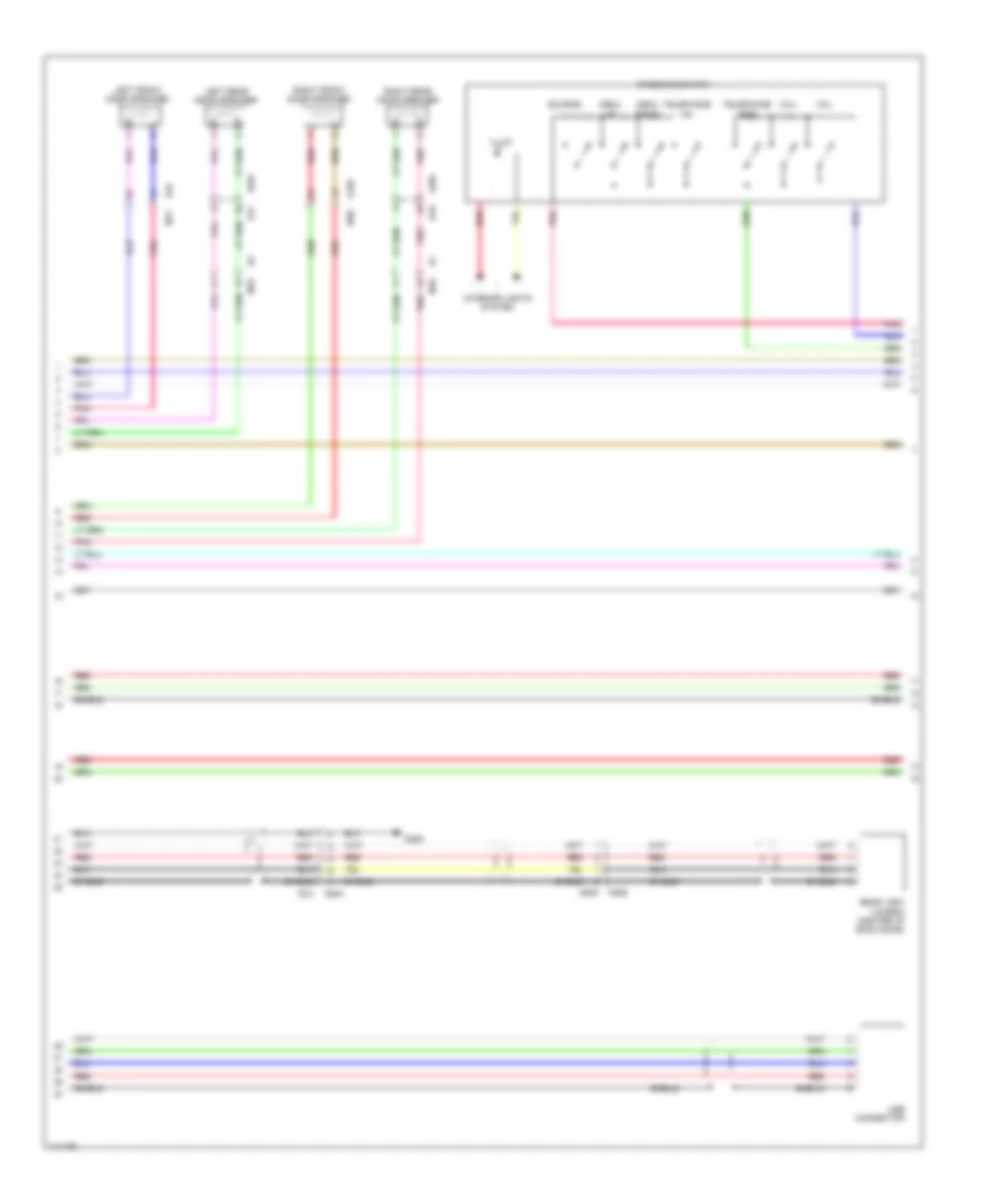 Base Radio Wiring Diagram without Navigation 2 of 3 for Nissan Leaf SV 2014